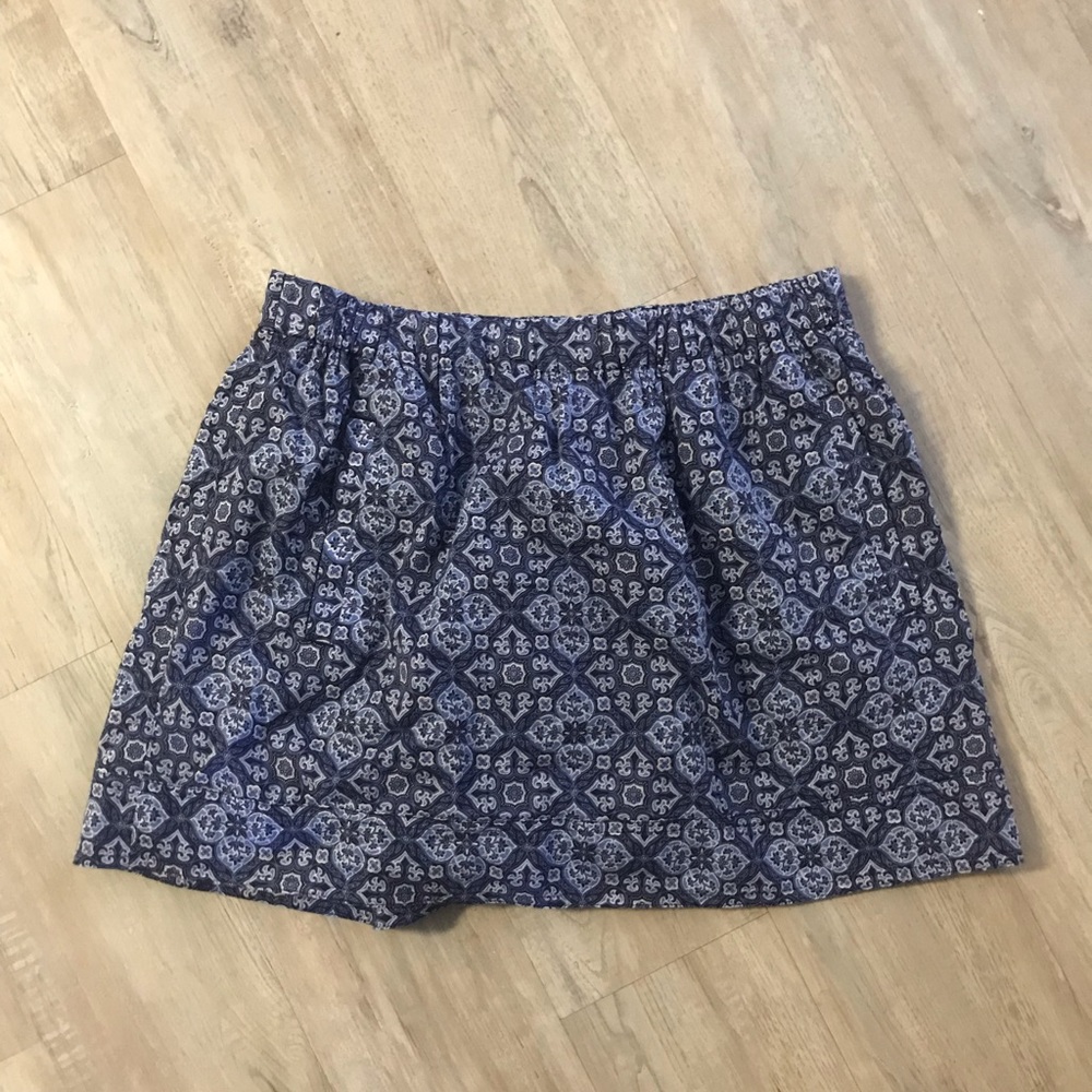 J Crew Blue Skirt